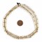 TheBeadChest Gold Bamboo-Shaped Beads 12x5mm Brass Tube Brass Large Hole 24 Inch Strand